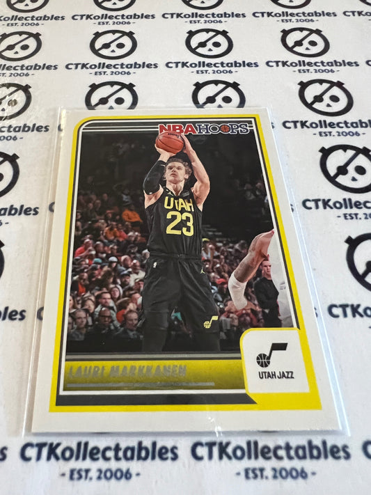 2023-24 Panini NBA HOOPS Base #162 Lauris Markkanen Jazz