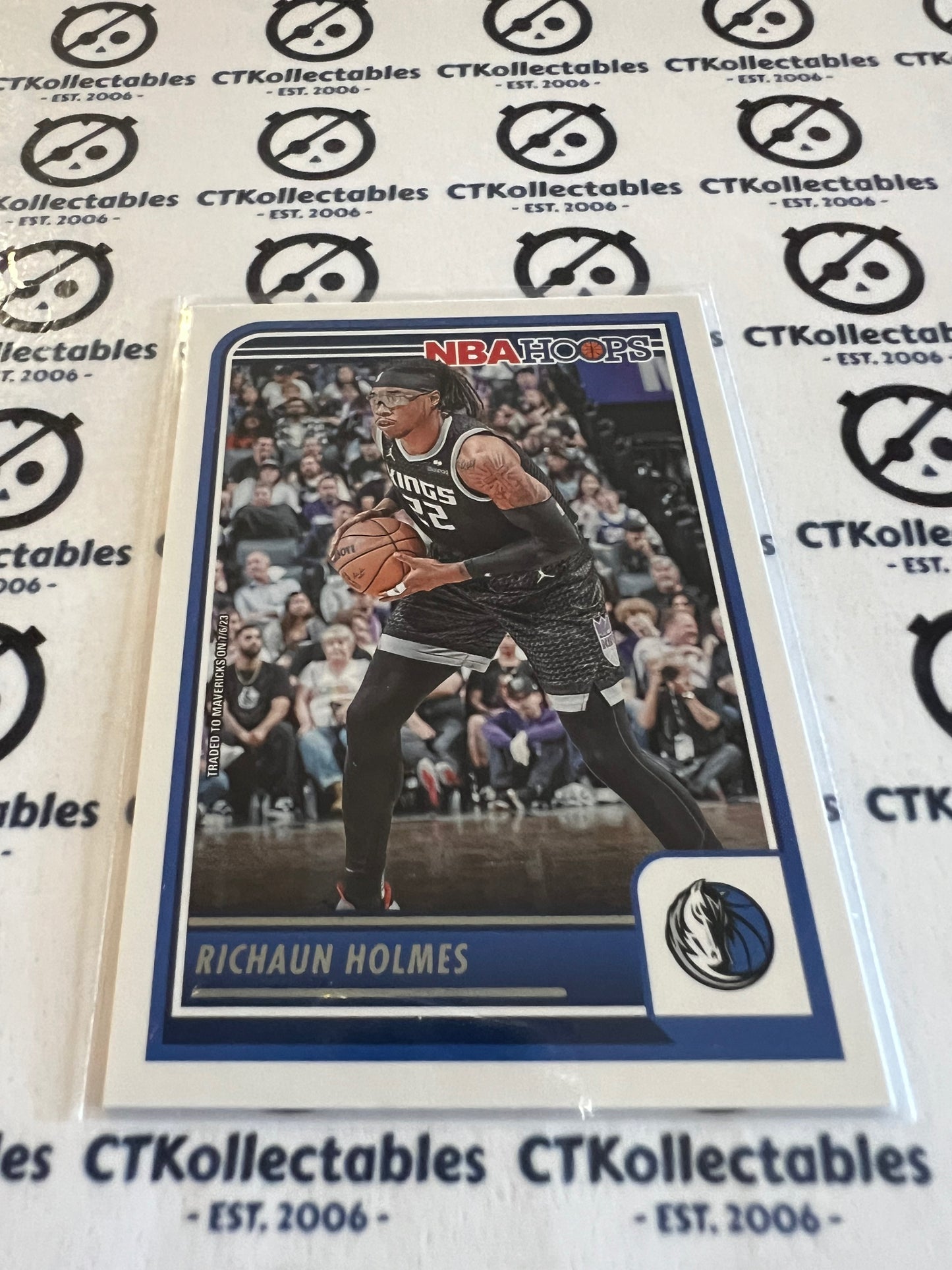 2023-24 Panini NBA HOOPS Base #163 Richaun Holmes Mavericks