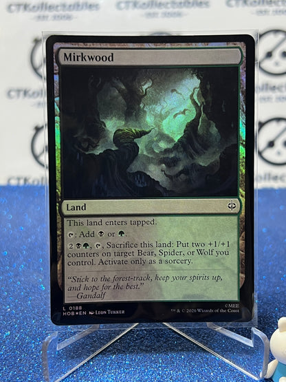 2026 MAGIC THE GATHERING THE HOBBIT MIRKWOOD # L 0188 FOIL TCG CARD
