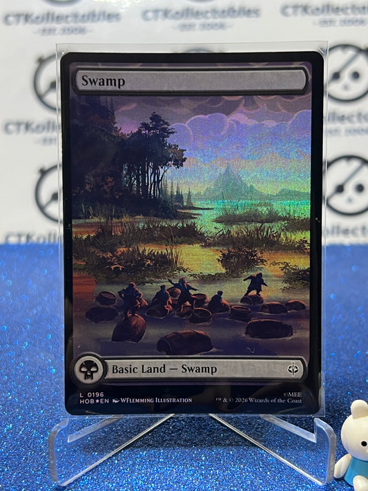 2026 MAGIC THE GATHERING THE HOBBIT SWAMP # L 0196 FOIL TCG CARD