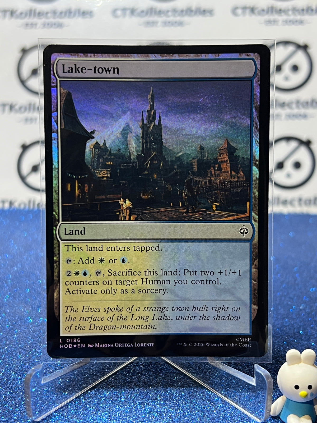 2026 MAGIC THE GATHERING THE HOBBIT LAKE-TOWN # L 0186 FOIL TCG CARD