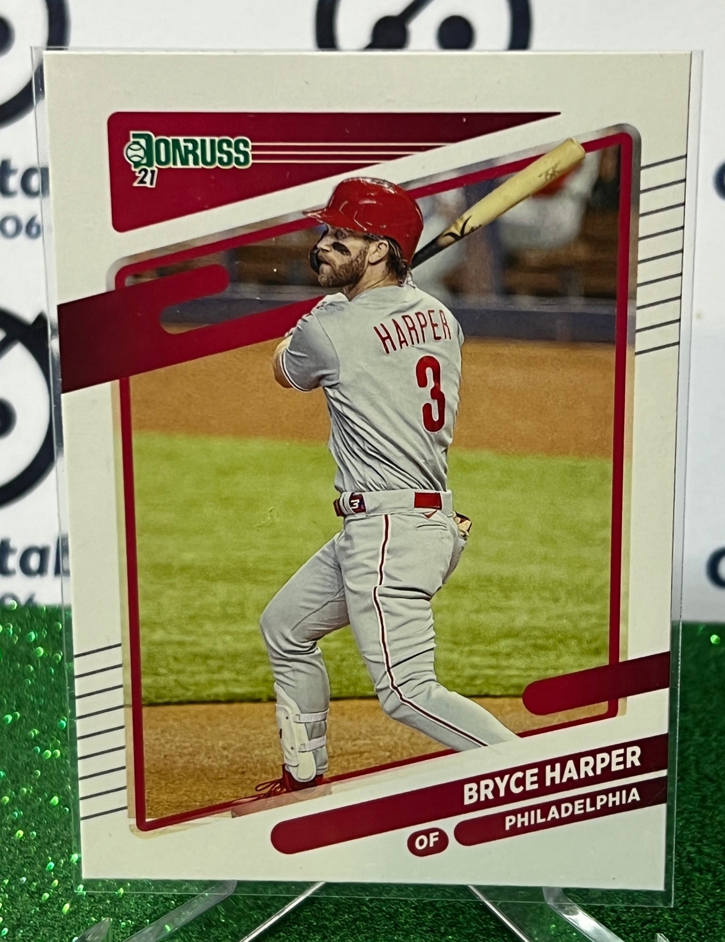 2021 PANINI DONRUSS BRYCE HARPER # 173 PHILADELPHIA PHILLIES BASEBALL CARD