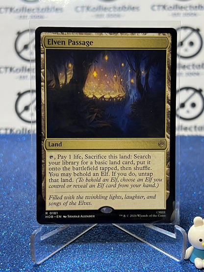 2026 MAGIC THE GATHERING THE HOBBIT ELVEN PASSAGE # R 0181 NON-FOIL TCG CARD