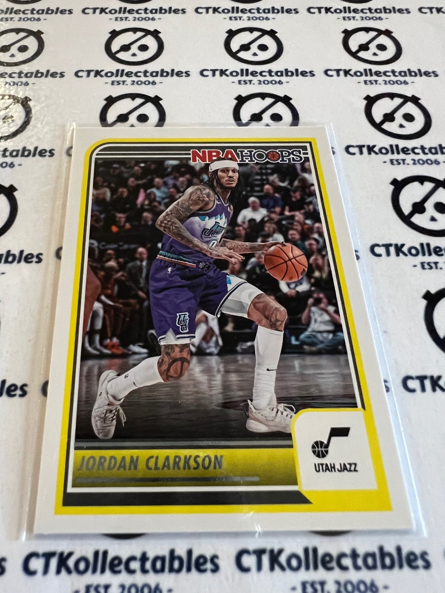 2023-24 Panini NBA HOOPS Base #176 Jordan Clarkson Jazz