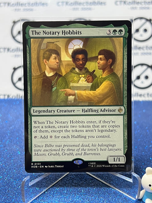 2026 MAGIC THE GATHERING THE HOBBIT THE NOTARY HOBBITS # R 0131 NON-FOIL TCG CARD