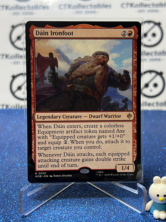 2026 MAGIC THE GATHERING THE HOBBIT DAIN IRONFOOT # R 0091 NON-FOIL TCG CARD