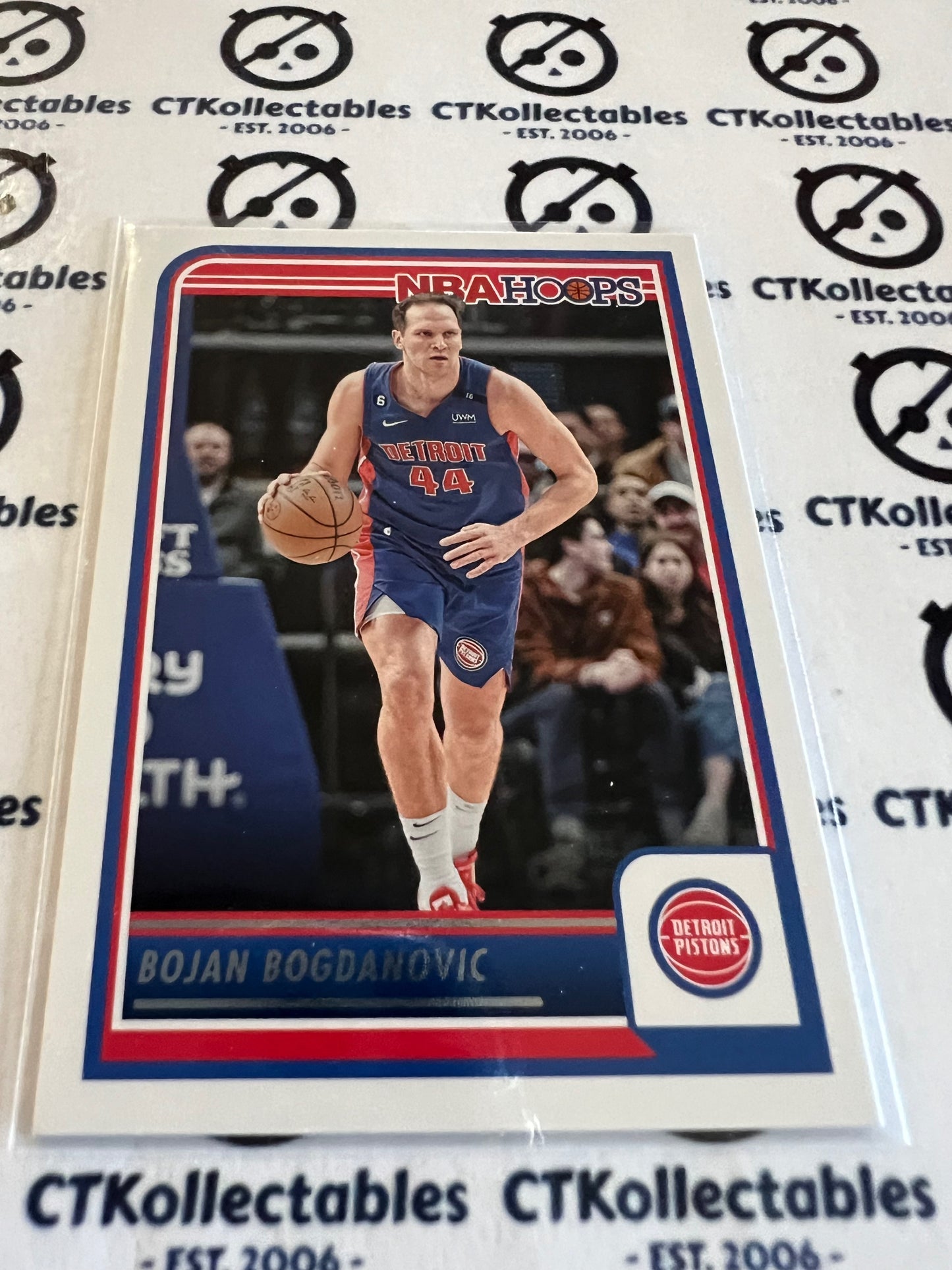 2023-24 Panini NBA HOOPS Base #193 Bojan Bogdanovic Pistons