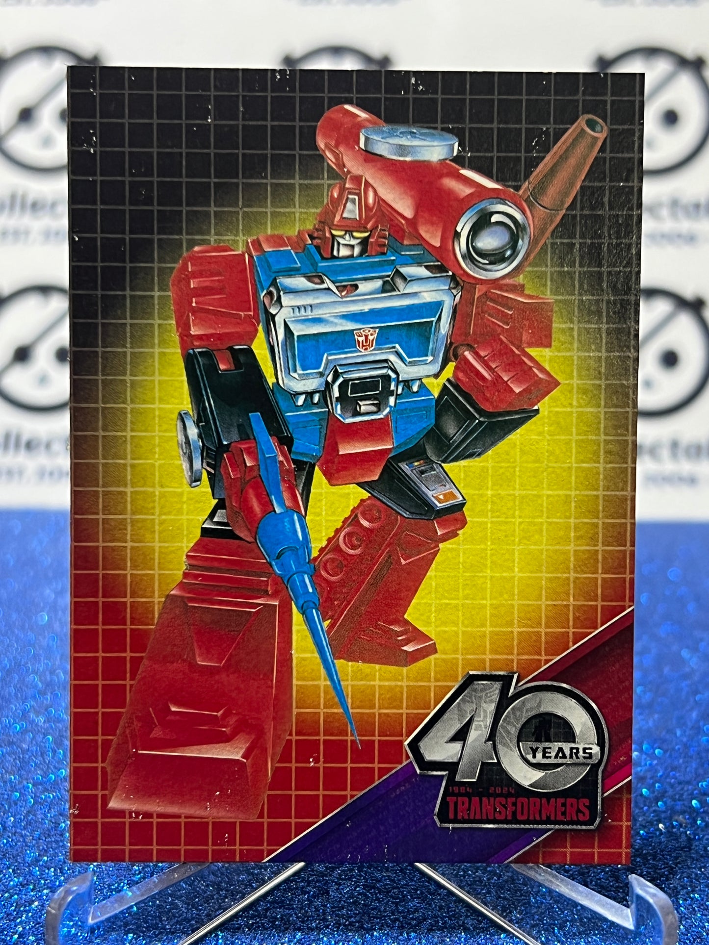 2024 TRANSFORMERS 40th ANNIVERSARY PERCEPTOR # 63 NON-FOIL NON-GLOSS TRADING CARD