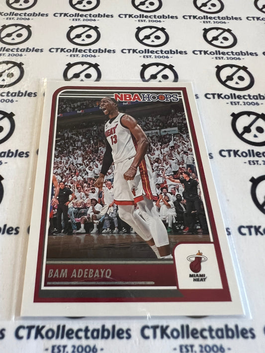 2023-24 Panini NBA HOOPS Base #195 Bam Adebayo Heat