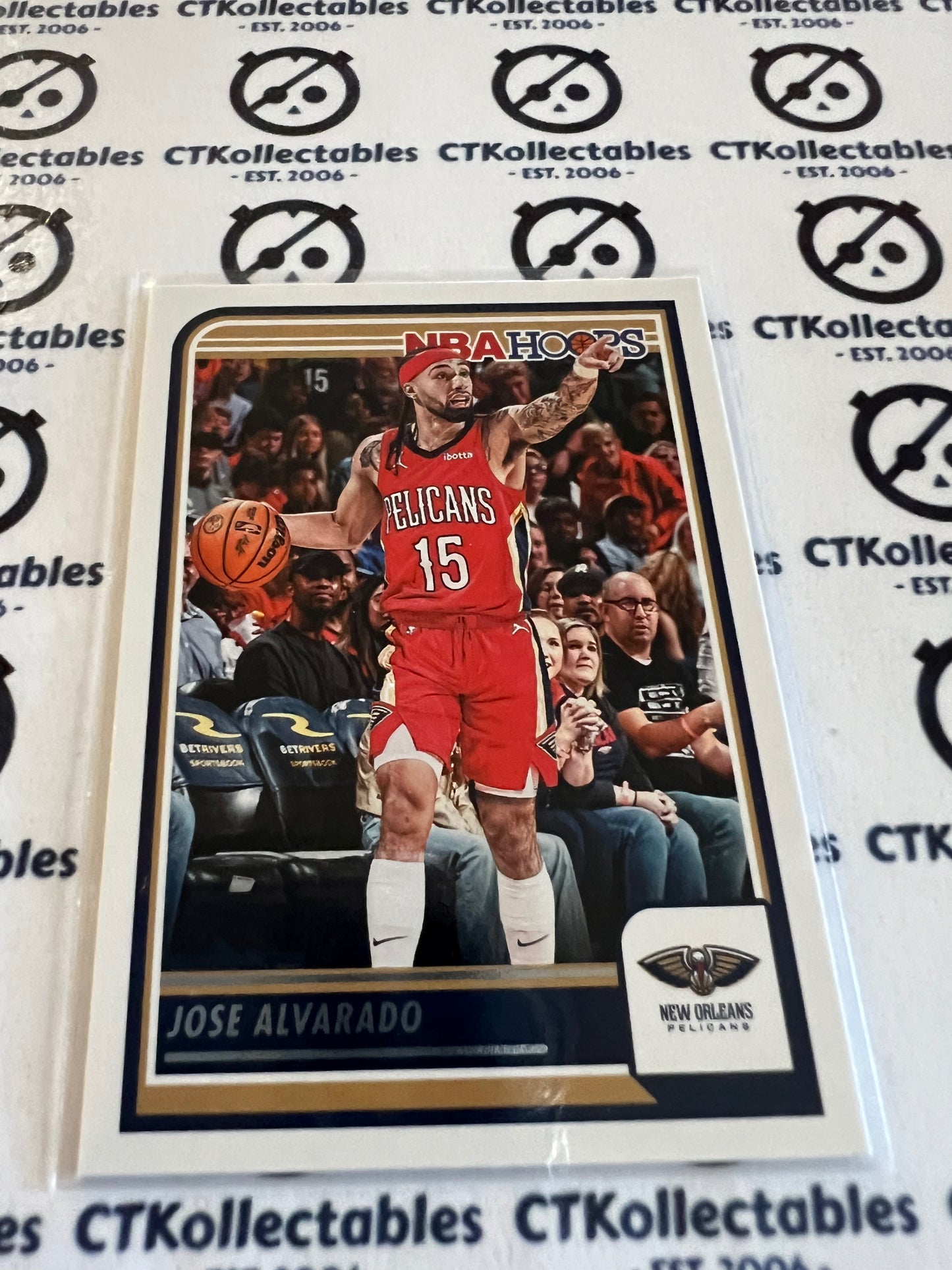 2023-24 Panini NBA HOOPS Base #209 Jose Alvarado Pelicans