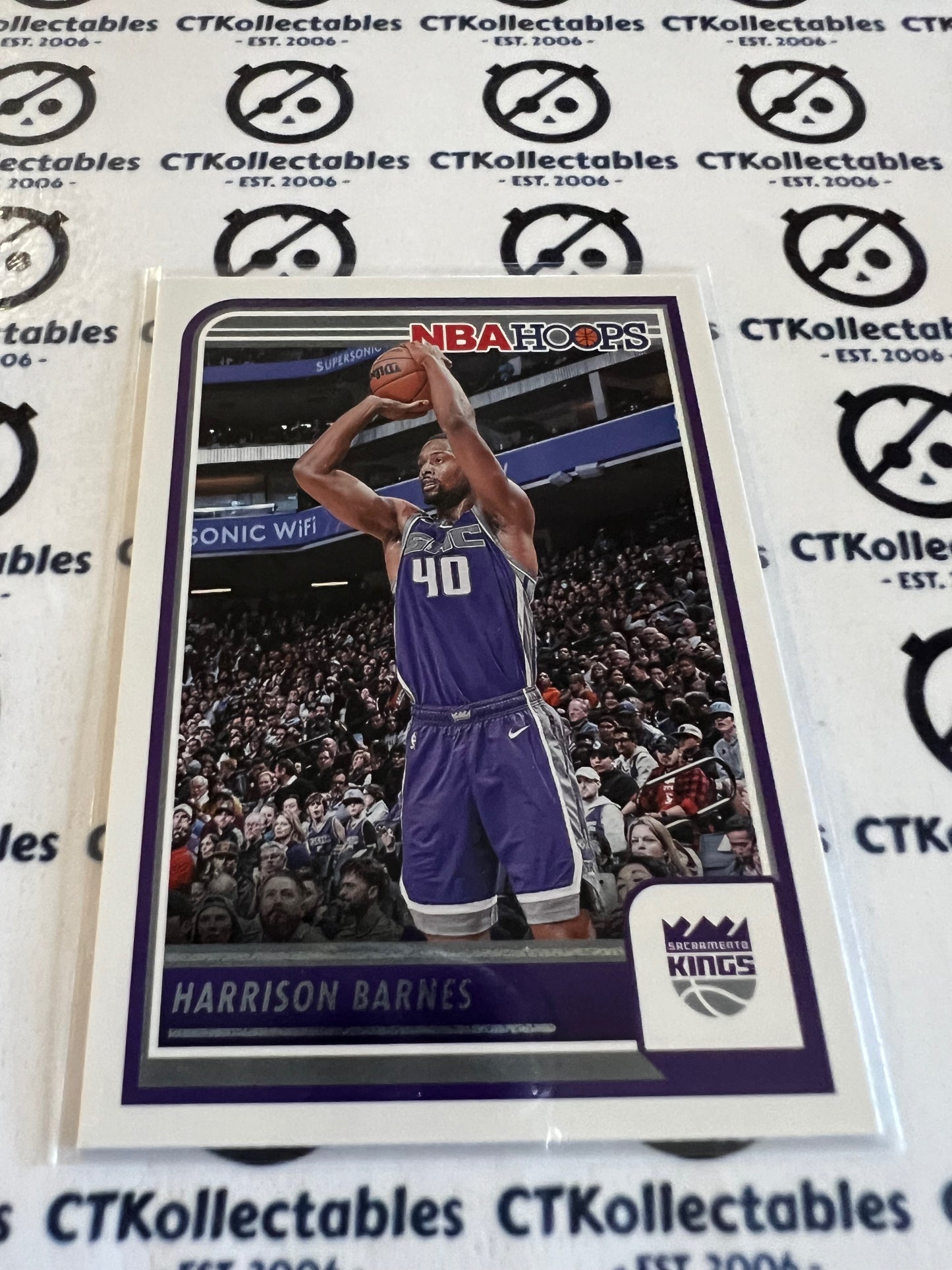 2023-24 Panini NBA HOOPS Base #223 Harrison Barnes Kings