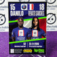 2023 PANINI TOP CLASS  DANILO & RENATO SANCHES # 230  SYNERGY FOOTBALL SOCCER CARD