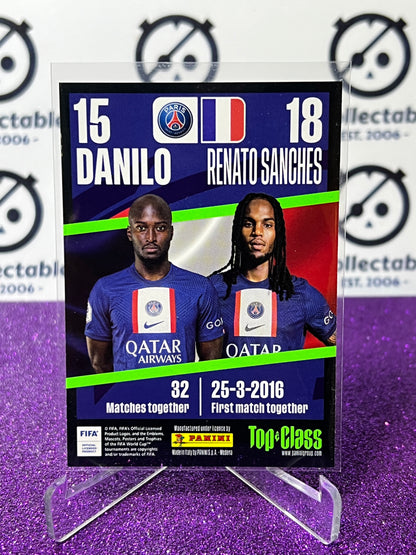 2023 PANINI TOP CLASS  DANILO & RENATO SANCHES # 230  SYNERGY FOOTBALL SOCCER CARD