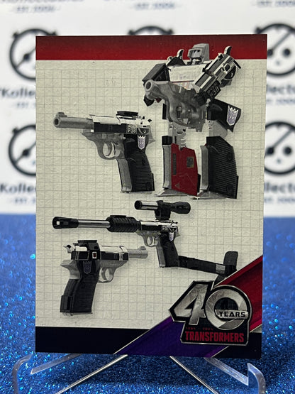 2024 TRANSFORMERS 40th ANNIVERSARY MEGATRON # 98 NON-FOIL NON-GLOSS TRADING CARD