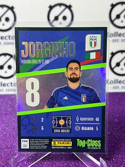 2023 PANINI TOP CLASS JORGINHO # 187 WINNER  ITALY FOOTBALL SOCCER CARD