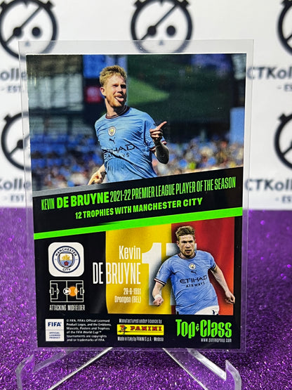 2023 PANINI TOP CLASS KEVIN DE BRUYNE # 265 UNBEATABLE MANCHESTER CITY SOCCER CARD