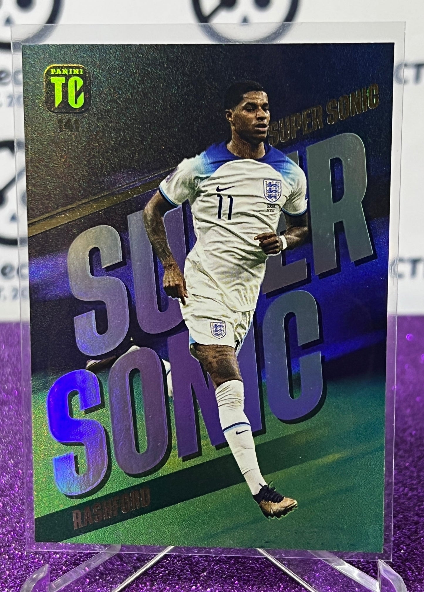 2023 PANINI TOP CLASS MARCUS RASHFORD  # 141 SUPER  SONIC FOOTBALL SOCCER CARD