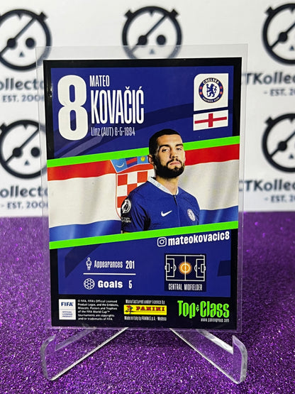 2023 PANINI TOP CLASS MATEO KOVACIC # 208 RAINBOW MASTER  FOOTBALL SOCCER CARD