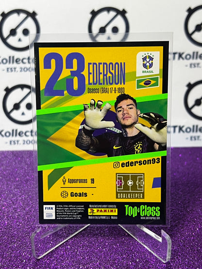 2023 PANINI TOP CLASS EDERSON # 202 RAINBOW MASTER  FOOTBALL SOCCER CARD