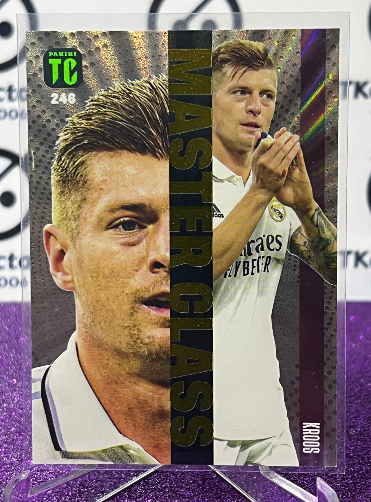 2023 PANINI TOP CLASS TONI KROOS # 246 MASTER CLASS  FOOTBALL SOCCER CARD