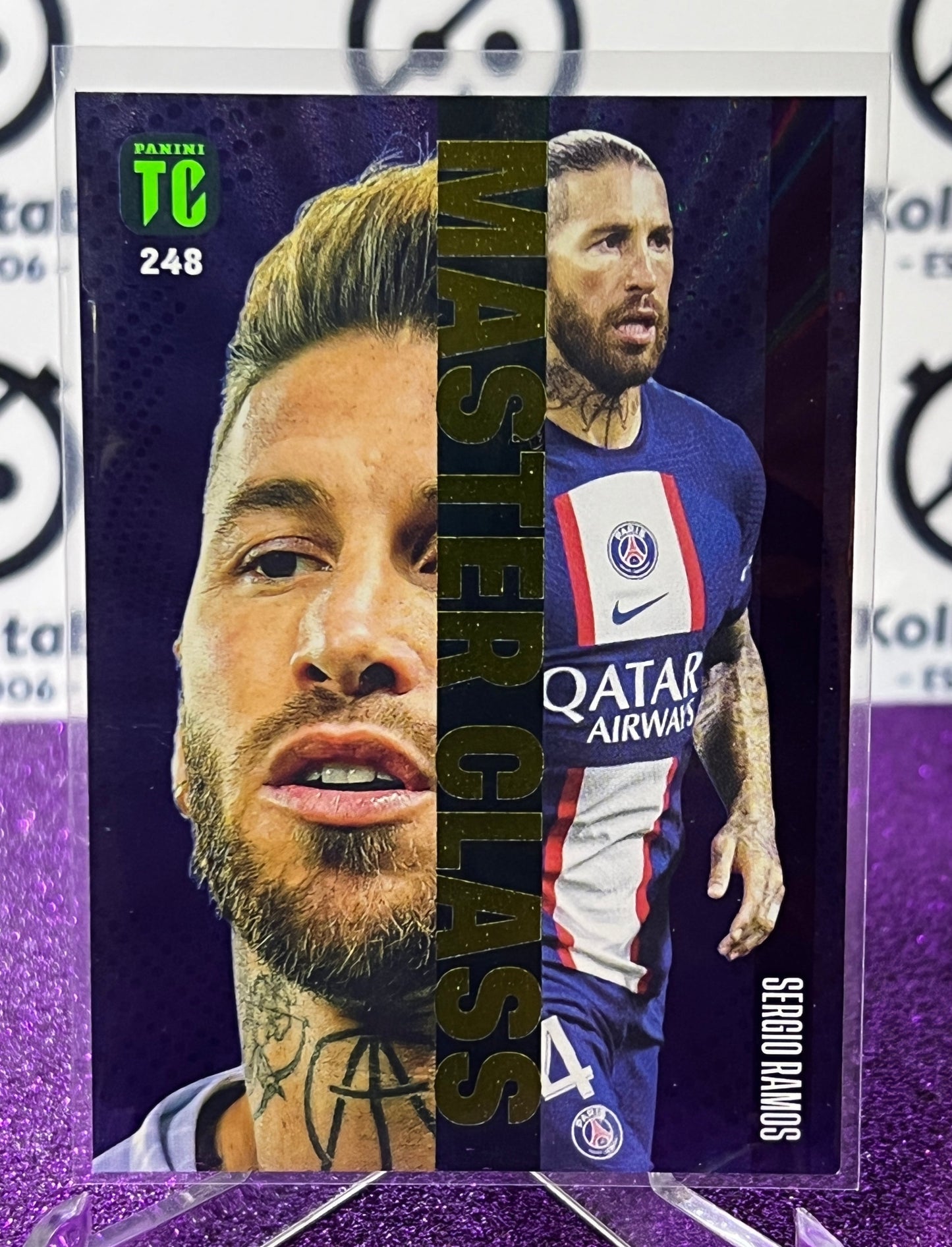 2023 PANINI TOP CLASS SERGIO RAMOS # 248 MASTER CLASS  FOOTBALL SOCCER CARD