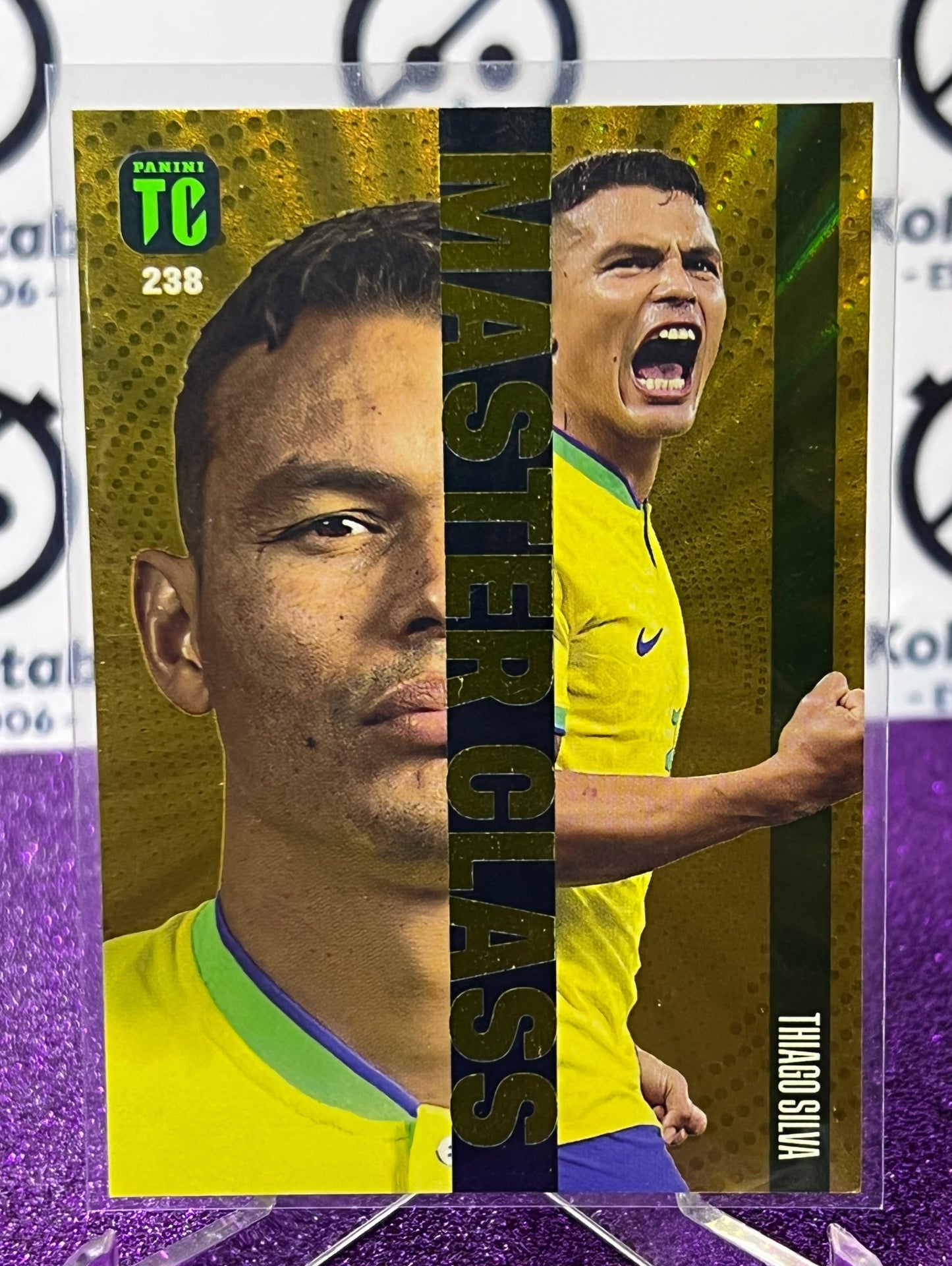 2023 PANINI TOP CLASS THIAGO SILVA # 238  MASTER CLASS  FOOTBALL SOCCER CARD