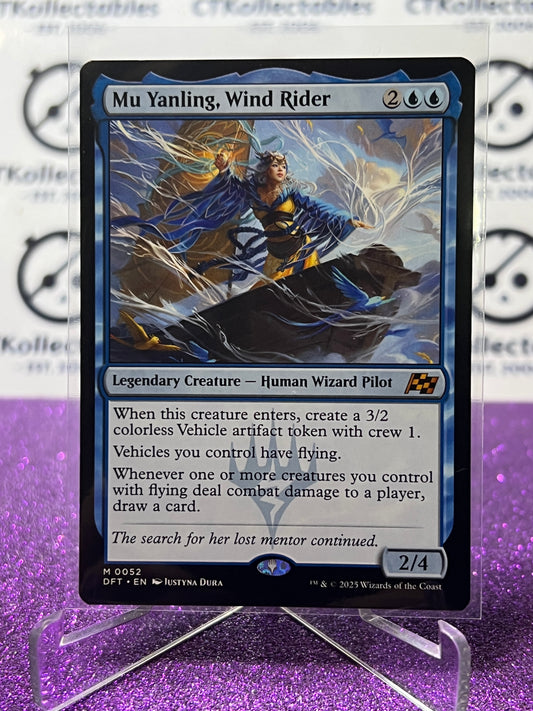 2025 MAGIC THE GATHERING AETHERDRIFT MU YANLING, WIND RIDER # M 0052 NON-FOIL LEGENDARY CREATURE CARD