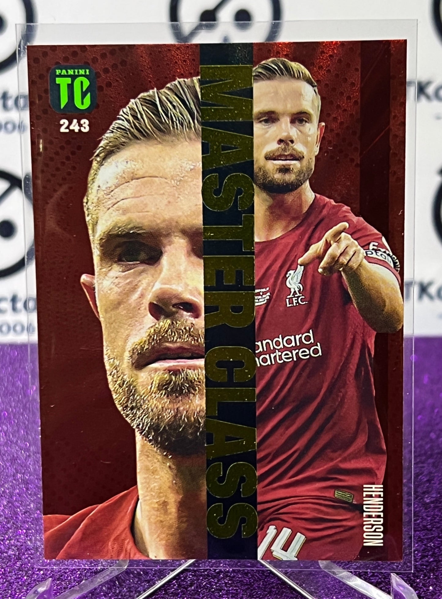 2023 PANINI TOP CLASS JORDAN HENDERSON # 243  MASTER CLASS  FOOTBALL SOCCER CARD