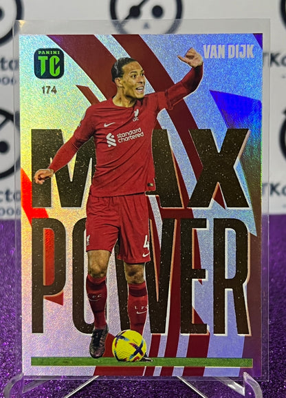 2023 PANINI TOP CLASS VIRGIL VAN DIJK # 174 MAX POWER  FOOTBALL SOCCER CARD