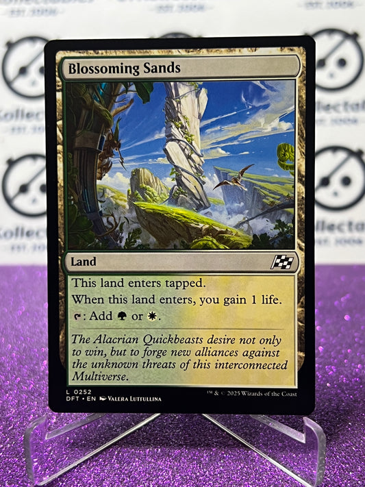 2025 MAGIC THE GATHERING AETHERDRIFT  BLOSSOMING SANDS # L 0252 NON-FOIL LAND CARD