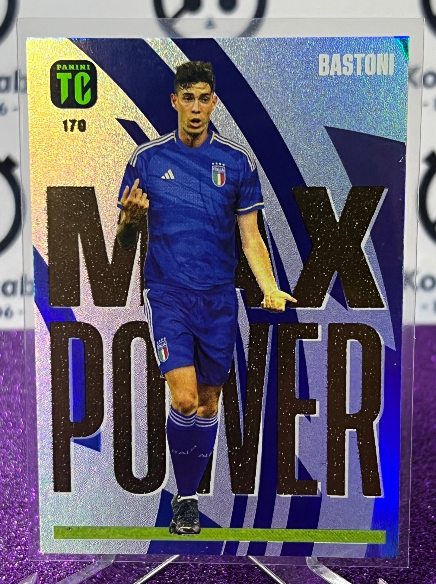 2023 PANINI TOP CLASS ALESSANDRO BASTONI # 170  MAX POWER  FOOTBALL SOCCER CARD