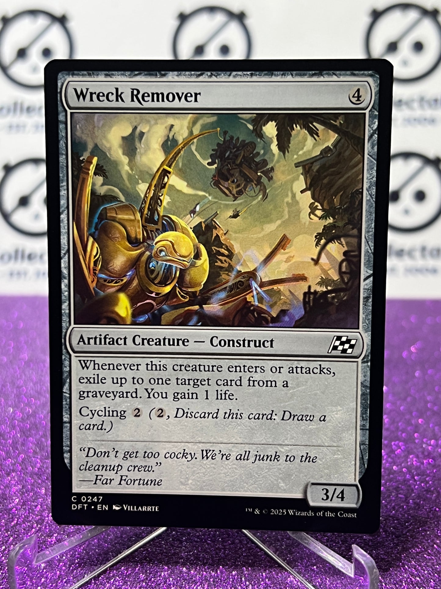 2025 MAGIC THE GATHERING AETHERDRIFT WRECK REMOVER # C 0247 NON-FOIL ARTIFACT CARD