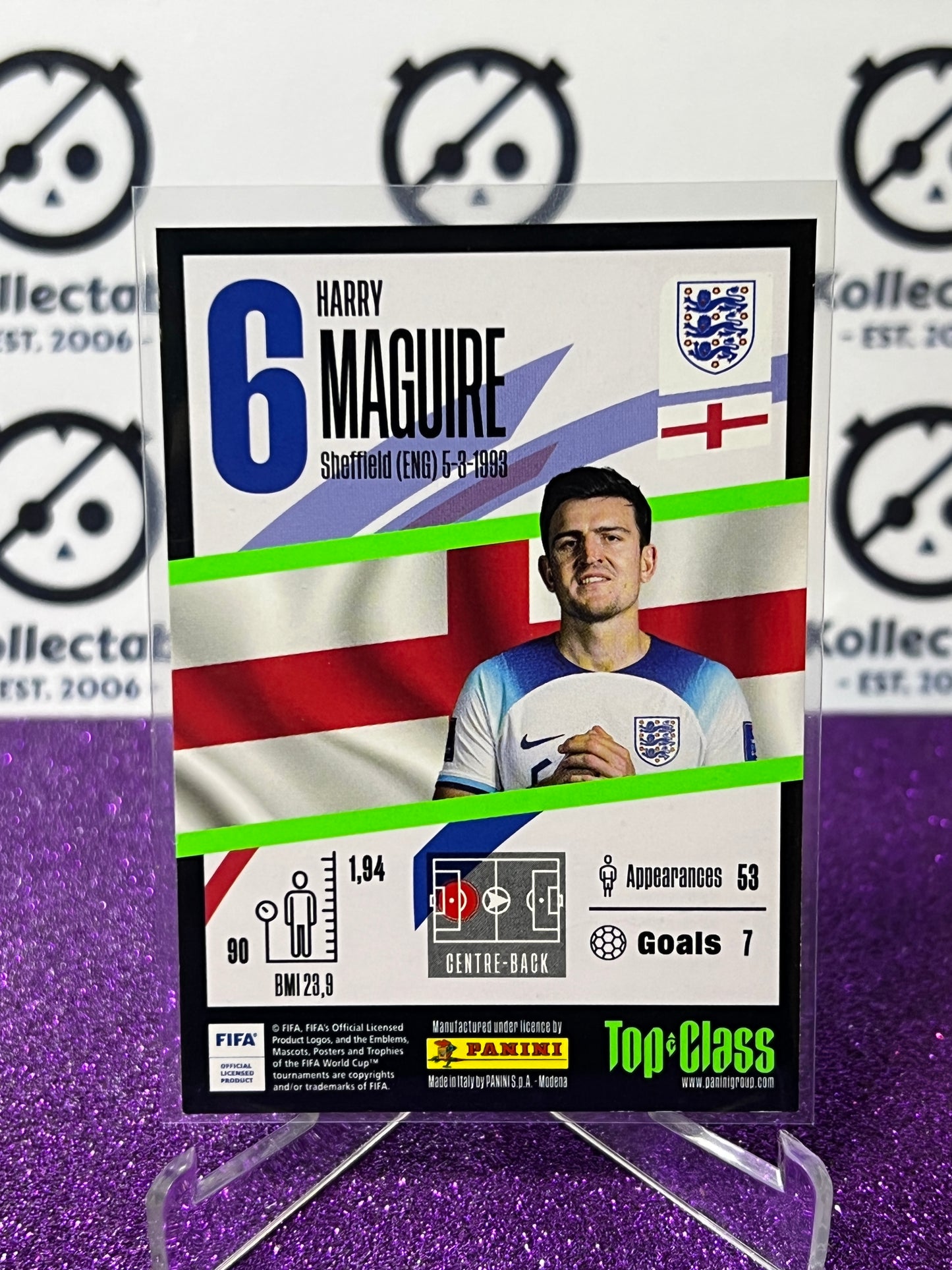 2023 PANINI TOP CLASS HARRY MAGUIRE # 166  MAX POWER  FOOTBALL SOCCER CARD