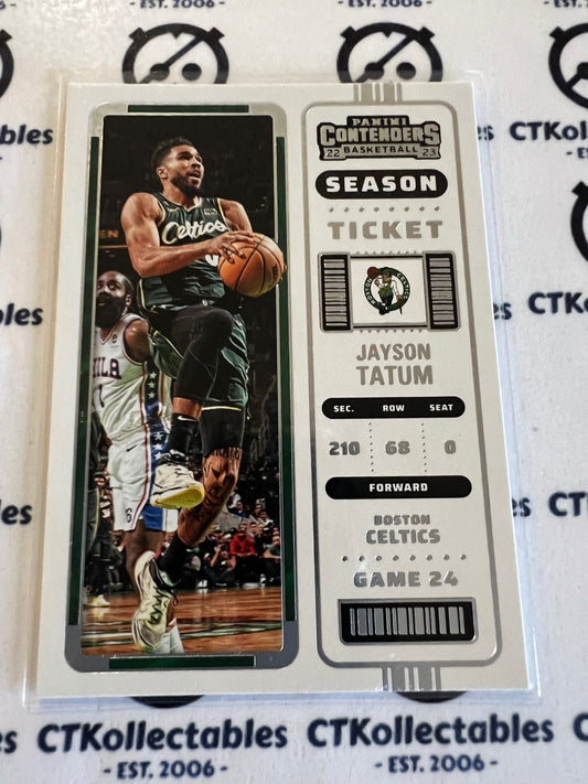 2022-23 NBA Contenders Base # 10 Jayson Tatum Celtics