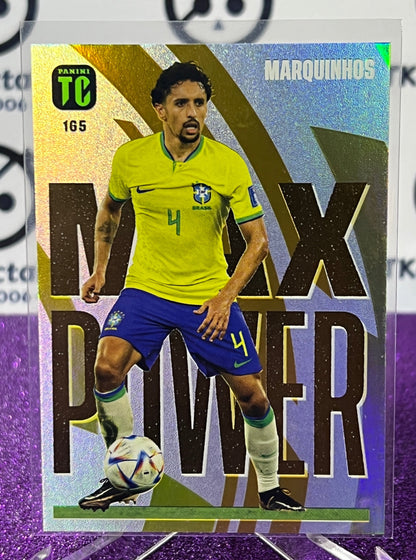 2023 PANINI TOP CLASS MARQUINHOS # 165  MAX POWER  FOOTBALL SOCCER CARD