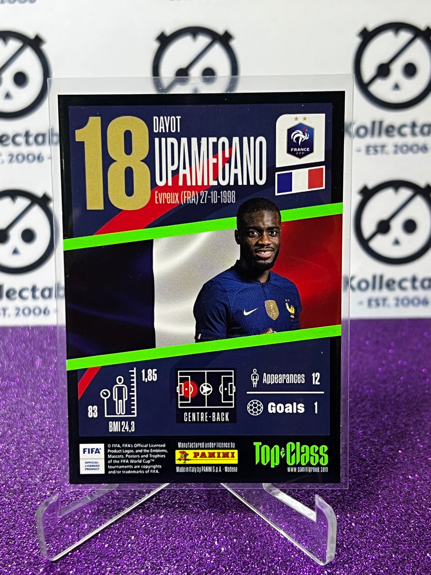 2023 PANINI TOP CLASS DAYOT UPAMECANO # 168  MAX POWER  FOOTBALL SOCCER CARD