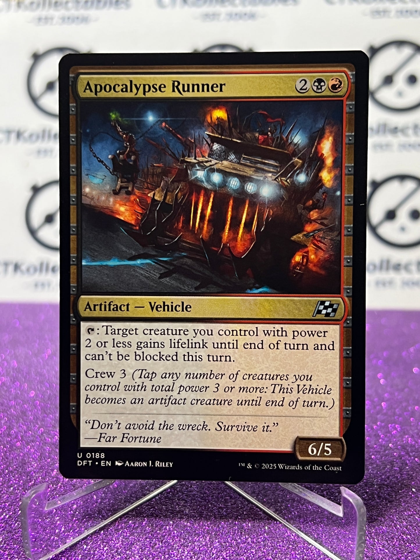 2025 MAGIC THE GATHERING AETHERDRIFT APOCALYPSE RUNNER # U0188 NON-FOIL ARTIFACT CARD