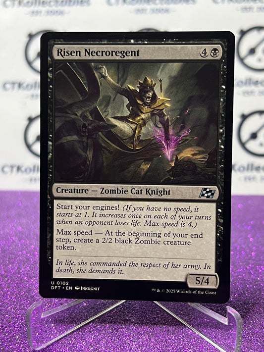 2025 MAGIC THE GATHERING AETHERDRIFT RISEN NECROREGENT # U 0102 NON-FOIL CREATURE CARD