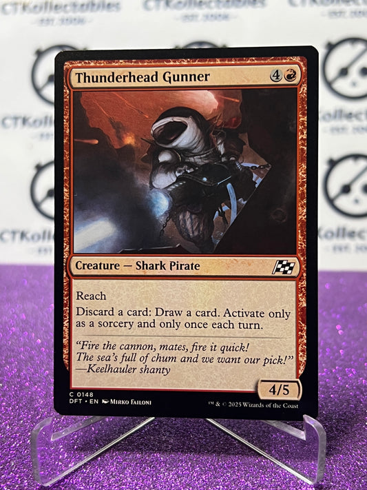 2025 MAGIC THE GATHERING AETHERDRIFT THUNDERHEAD GUNNER # C 0148 NON-FOIL CREATURE CARD