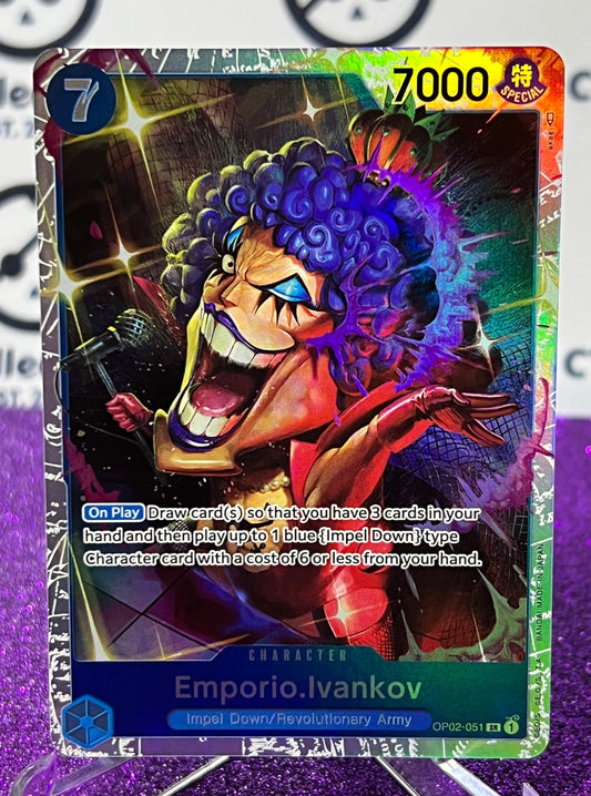 ONE PIECE EMPORIO.IVANKOV # OP02-051 SPECIAL FOIL CARD