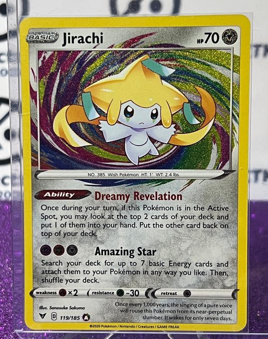 VIVID VOLTAGE JIRACHI #119/185 AMAZING RARE POKEMON CARD