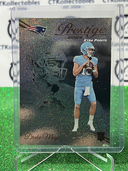 2024 PANINI PRESTIGE DRAKE MAYE # 304 RC GALAXY NFL PATRIOTS GRIDIRON CARD