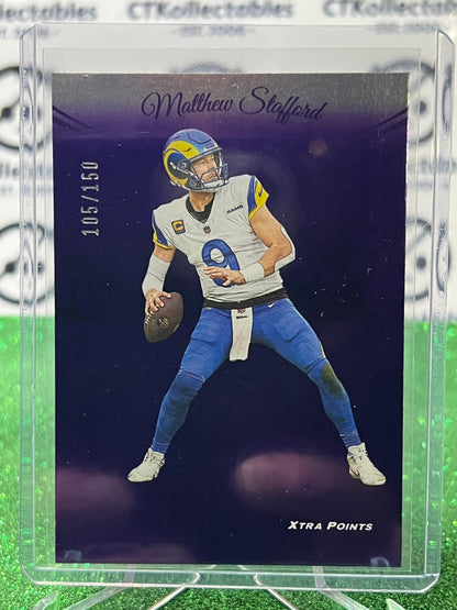 2024 PANINI PRESTIGE MATTHEW STAFFORD # 173 PURPLE /150 NFL LA RAMS GRIDIRON CARD