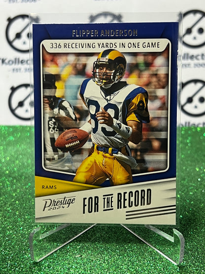 2024 PANINI PRESTIGE FLIPPER ANDERSON # FR-FA NFL LA RAMS GRIDIRON CARD
