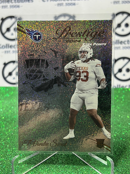 2024 PANINI PRESTIGE T'VONDRE SWEAT # 343 RC GALAXY NFL TENNESSEE TITANS GRIDIRON CARD
