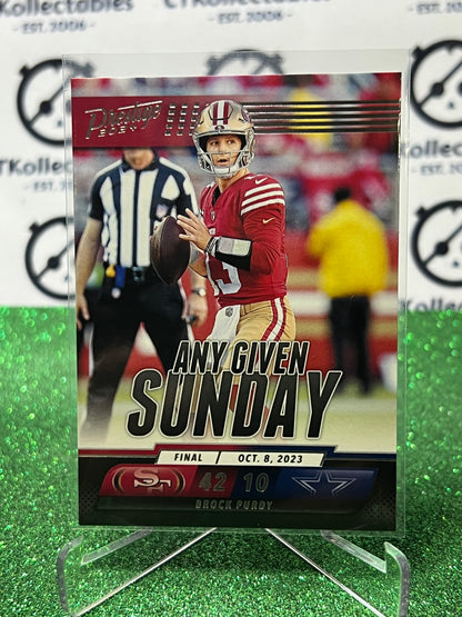 2024 PANINI PRESTIGE BROCK PURDY # AGS-BPY NFL 49ERS GRIDIRON CARD