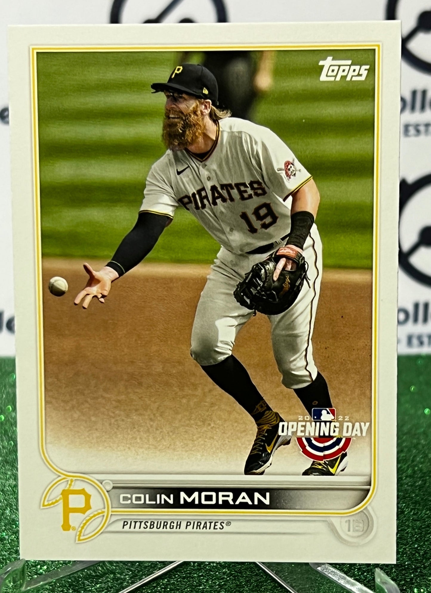 2022 TOPPS OPENING DAY COLIN MORAN # 68 PITTSBURGH PIRATES BASEBALL CARD