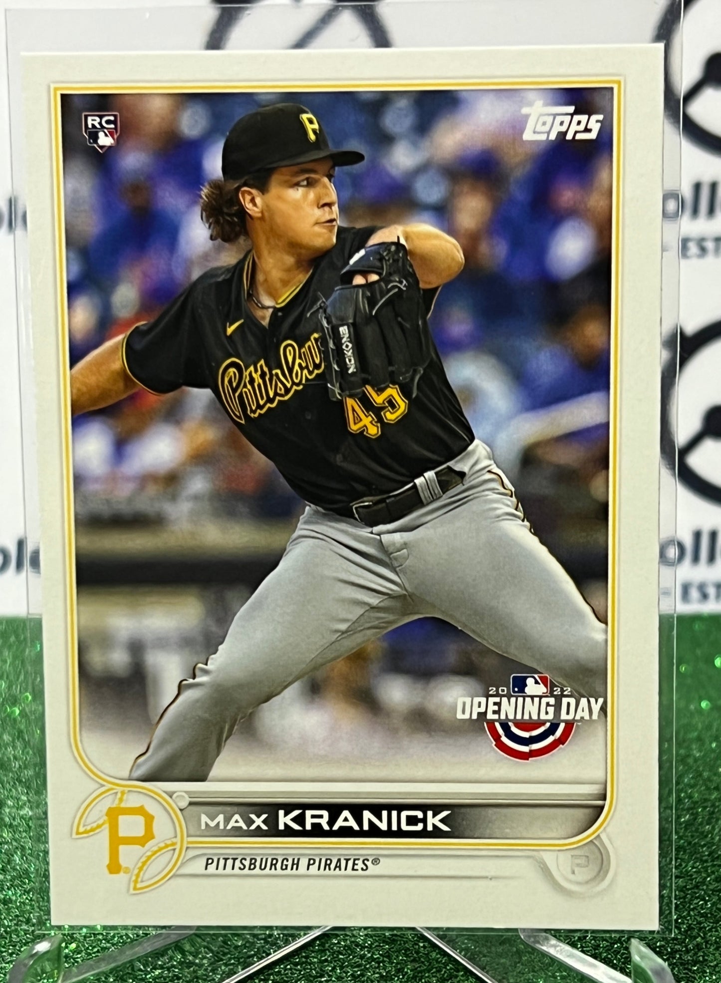 2022 TOPPS OPENING DAY MAX KRANICK # 153 ROOKIE PITTSBURGH PIRATES BASEBALL CARD