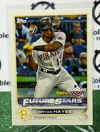 2022 TOPPS OPENING DAY KE'BRYAN HAYES # 111 FUTURE STARS PITTSBURGH PIRATES BASEBALL CARD