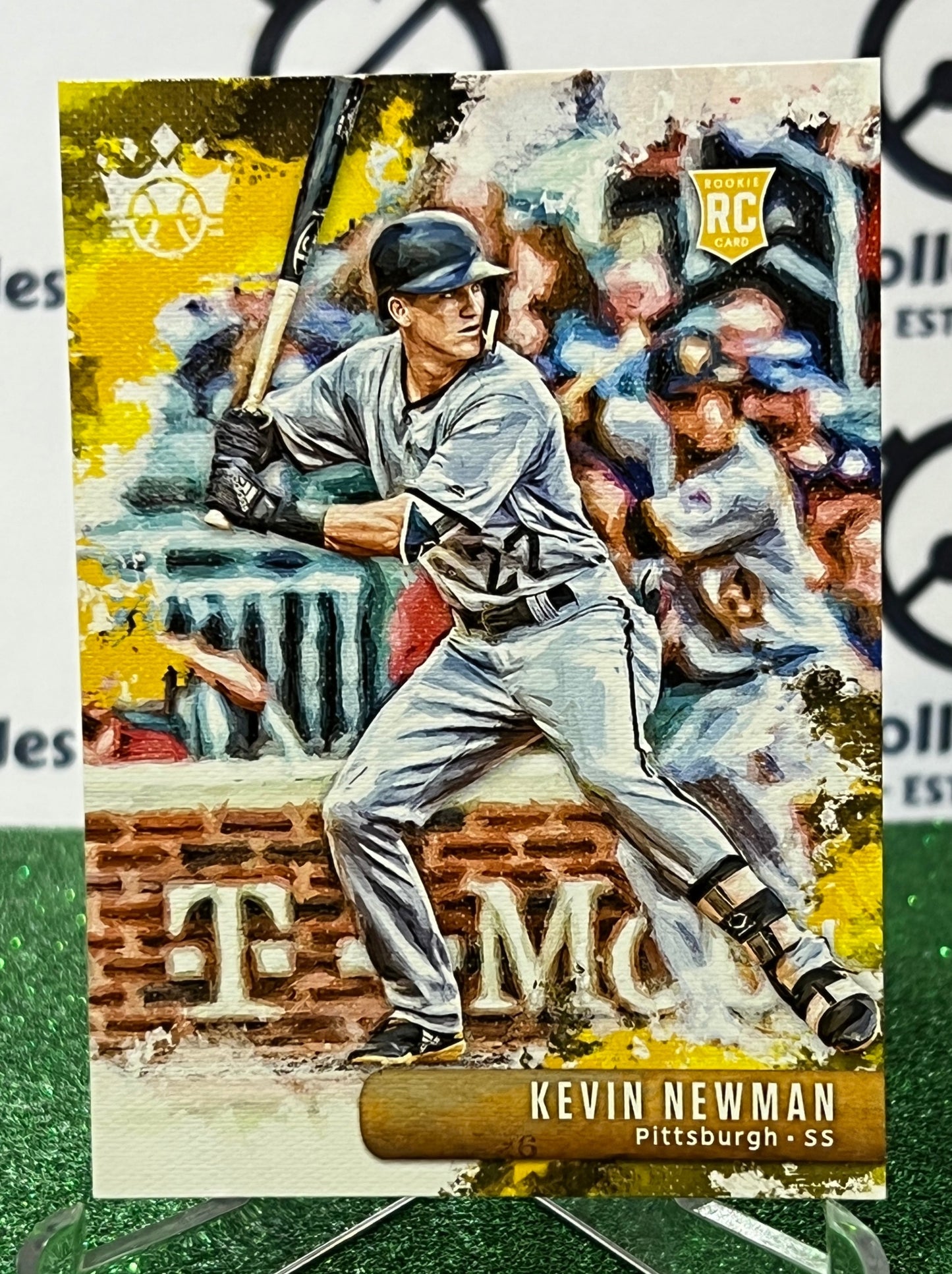 2019 PANINI DIAMOND KINGS KEVIN NEWMAN # 62 ROOKIE PITTSBURGH PIRATES BASEBALL CARD